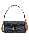SIGNATURE CHAMBRAY TUAPE COACH TAB 26 BAG (WITH STRAPS & BOX)